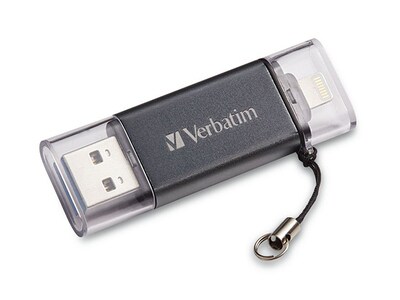 Verbatim iStore 32GB USB 3.0 & Lightning Flash Drive - Graphite