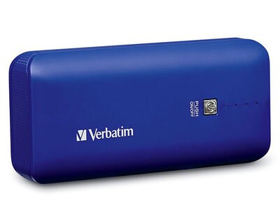 Ensemble d’alimentation portative à 4 400 mAh de Verbatim – bleu cobalt