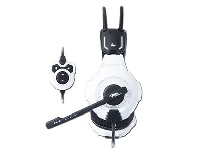 E-Blue Mazer Type-X Wired On-Ear 7.1 Surround Sound Headset - White
