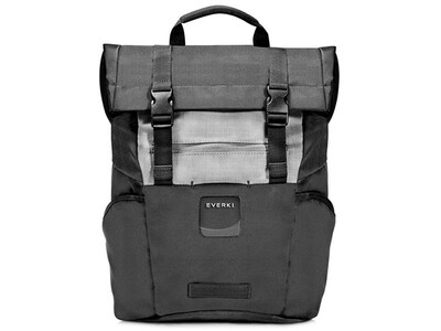 Everki Roll Top Backpack for 15.6” Laptop - Black