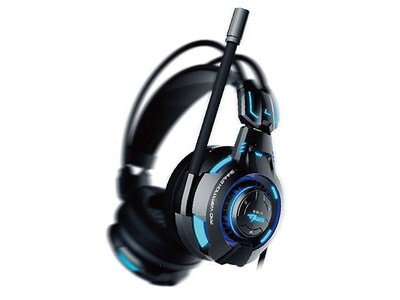 Casque d’écoute de jeu avec vibration Mazer EHS919 de E-Blue – noir