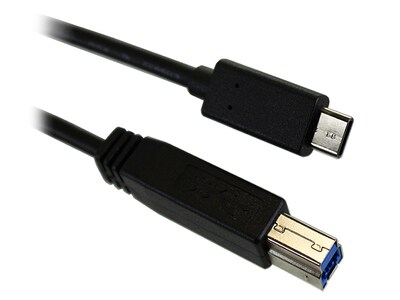 BlueDiamond 80119 0.9m (3’) USB Type-C to USB Type-B Cable - Black