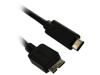 BlueDiamond 80123 0.9m (3’) USB Type-C to Micro USB Type-B Cable - Black