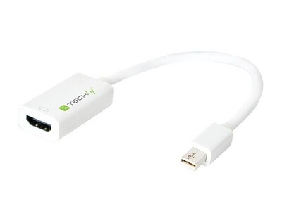 Techly Mini DisplayPort to HDMI Adapter - White