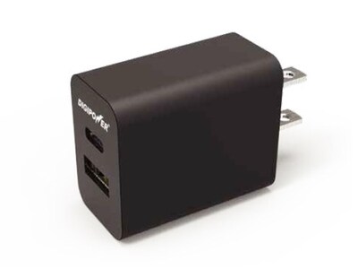 Digipower 3A Dual USB-A & USB-C Wall Charger