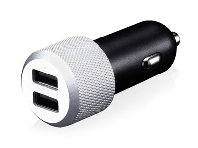 Just Mobile Highway Max 2.1A USB Car Charger with Micro USB Cable