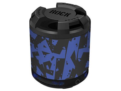 Haut-parleur portatif ITOUR-ROCK de Divoom – bleu