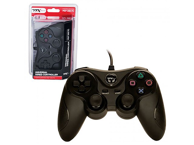 TTX Tech Wired USB Controller for PS3® - Black