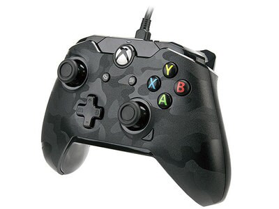 Manette avec câble de PDP pour Xbox One et ordinateur personnel – camouflage