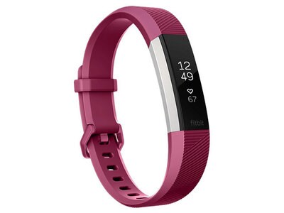 Bracelet sans fil pour l'activité et la fréquence cardiaque Fitbit Alta HR - Petit - Fuchsia