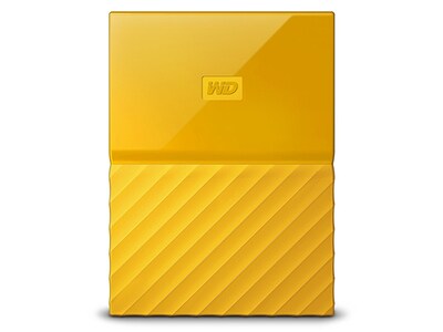 WD My Passport 3TB External Hard Drive - Yellow