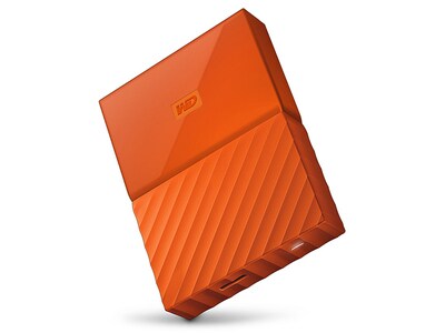 WD My Passport 2TB External Hard Drive - Orange