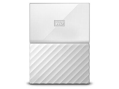 WD My Passport 1TB External Hard Drive - White