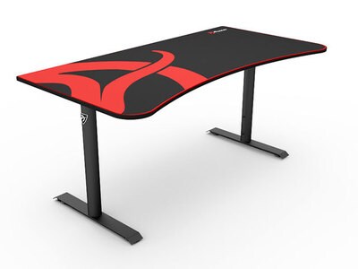 Arozzi Arena Gaming Desk - Black & Red