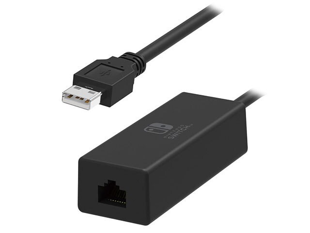 HORI Wired Internet LAN Adapter for Nintendo Switch - Black