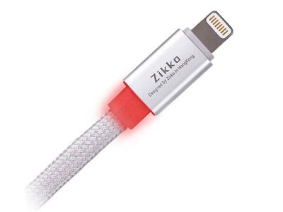 HYPER Zikko 1.5m (5’) LED Lightning Cable - Silver