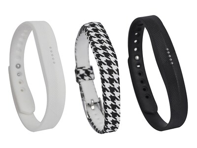 Affinity Fitbit Accessory Band for Flex 2™ - 3-Pack - Small - Houndstooth