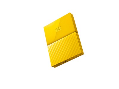WD My Passport 4TB External Hard Drive- Yellow