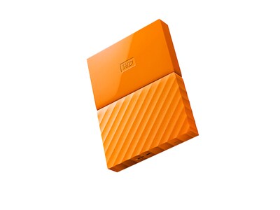 WD My Passport 3TB External Hard Drive- Orange