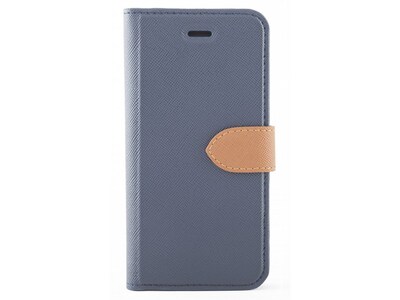 Étui portefeuille 2-en-1 Blu Element pour LG G6 - bleu et ocre