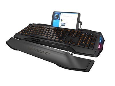 ROCCAT Skeltr Smart Communication RGB Gaming Keyboard - Black