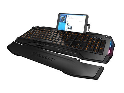 ROCCAT Skeltr Smart Communication RGB Gaming Keyboard - Grey