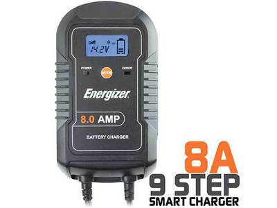 Energizer ENC8A 8 Amp Battery Charger and Maintainer