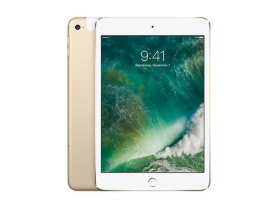 iPad mini® 4 à 128 Go d'Apple (2017) - Wi-Fi + cellulaire - or