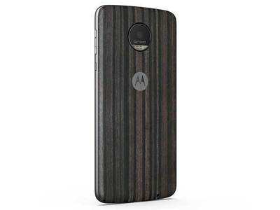 Coquilles stylisées Moto de Motorola pour téléphone Moto Z – cendre de charbon de bois