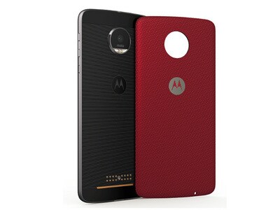 Motorola Moto Z Play/Moto Z Style Shell Case - Crimson Ballistic Nylon
