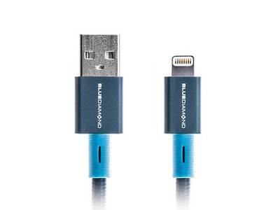 BlueDiamond SmartSync+ 0.9m (3’) Lightning-to-USB Cable - Blue