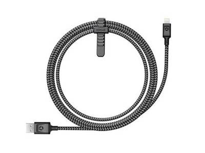 Nomad Ultra Rugged 1.5m (5’) Lightning-to-USB Cable - Black & White