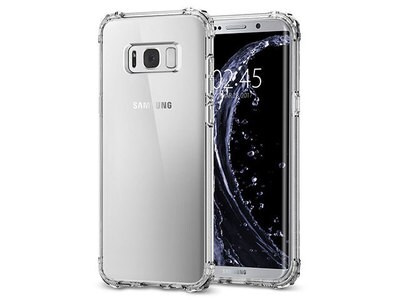 Étui Crystal Shell de Spigen pour Samsung Galaxy S8+ - cristal transparent