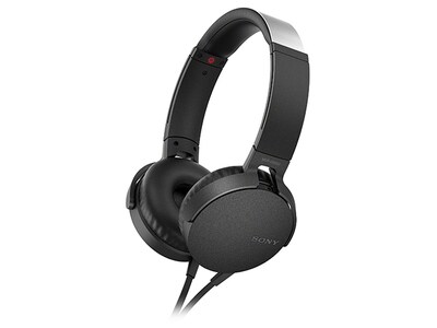 Sony XB550AP EXTRA BASS™ On-Ear Headphones with In-line Controls - Black