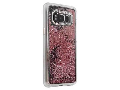 Étui Naked Tough Waterfall de l'eui de Case-Mate pour Samsung Galaxy S8 - rose or