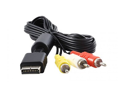 Câble AV pour Playstation 2 de KMD - noir