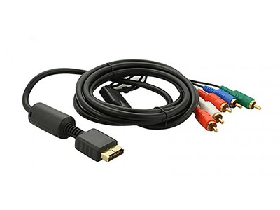 KMD 2.4m (8’) Gold-Plated HD Component Cable for PS3™ - Black