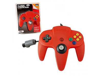 TTX Tech Classic Controller for Nintendo 64 - Red