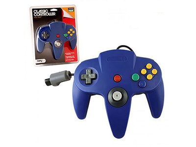TTX Tech Classic Controller for Nintendo 64 - Blue