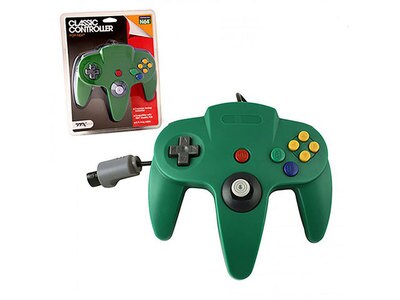 Manette classique de TTX Tech pour Nintendo 64 – vert