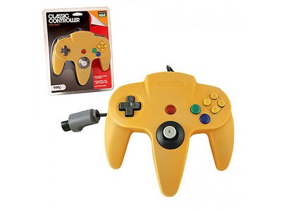 TTX Tech Classic Controller for Nintendo 64 - Yellow