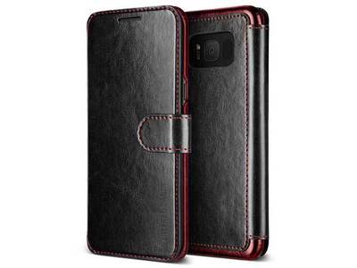 VRS Design Samsung Galaxy S8+ Layered Dandy Wallet Case - Black