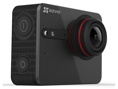 Caméra d’action sport Wi-Fi 4K avec étui étanche FIVE PLUS d’EZVIZ – noir