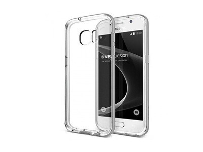 VRS Design Samsung Galaxy S8 Crystal Bumper Case  - Clear and Grey