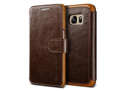 VRS Design Samsung Galaxy S8 Layered Dandy Wallet Case - Brown