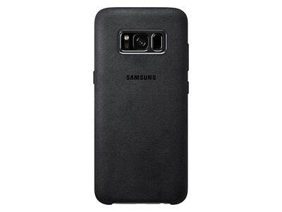 Samsung Galaxy S8+ Alcantara Cover - Dark Grey