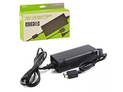 KMD 2.7m (8.8') AC Power Adapter for Xbox 360 Slim - Black