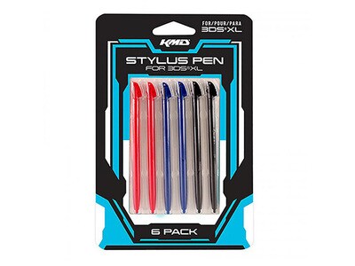 KMD 3DS XL Stylus Pen Set - 6 Pack 