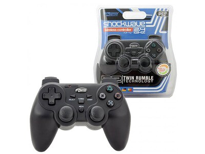 Manette sans fil ShockWave de KMD pour PS2® - noir