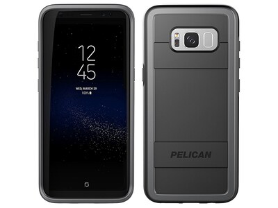 Étui Protector de Pelican pour Galaxy S8 de Samsung – noir et gris